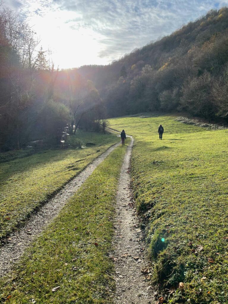 Randonnée dans la vallée de la Loue