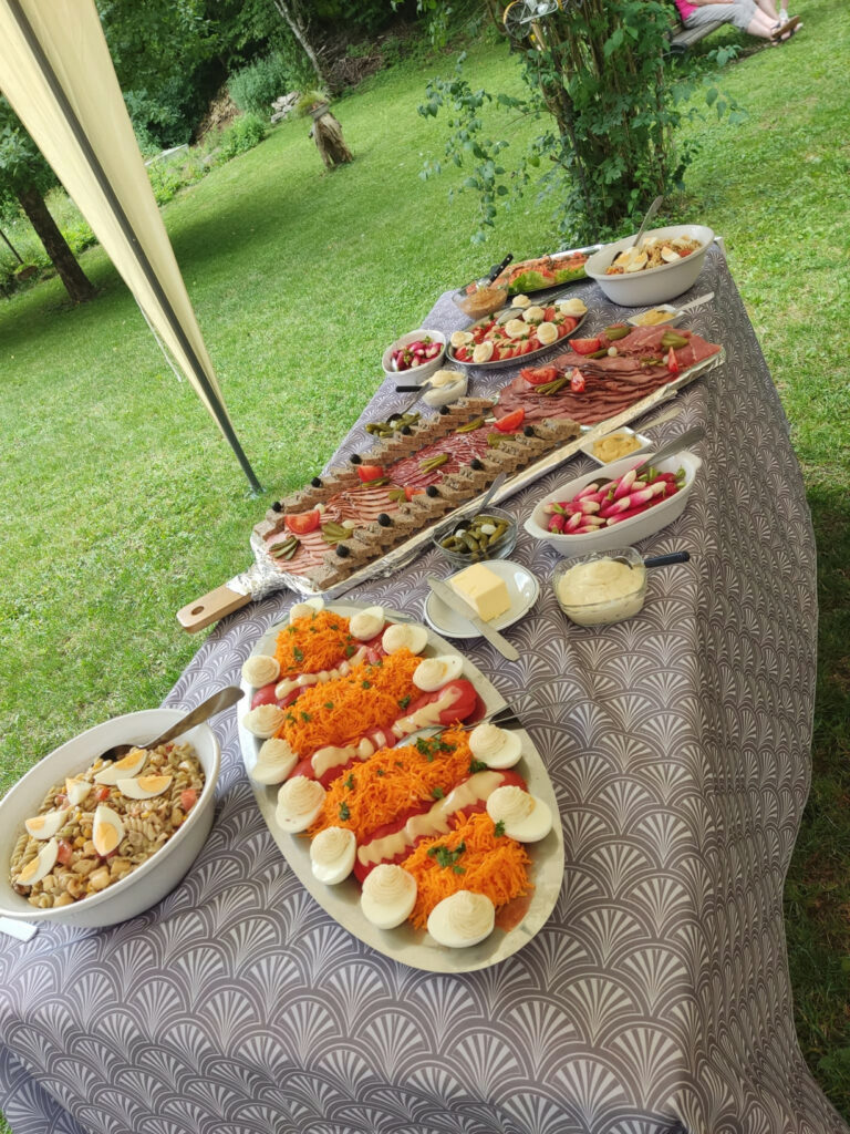 Moment convivial partagé à La Tuffière